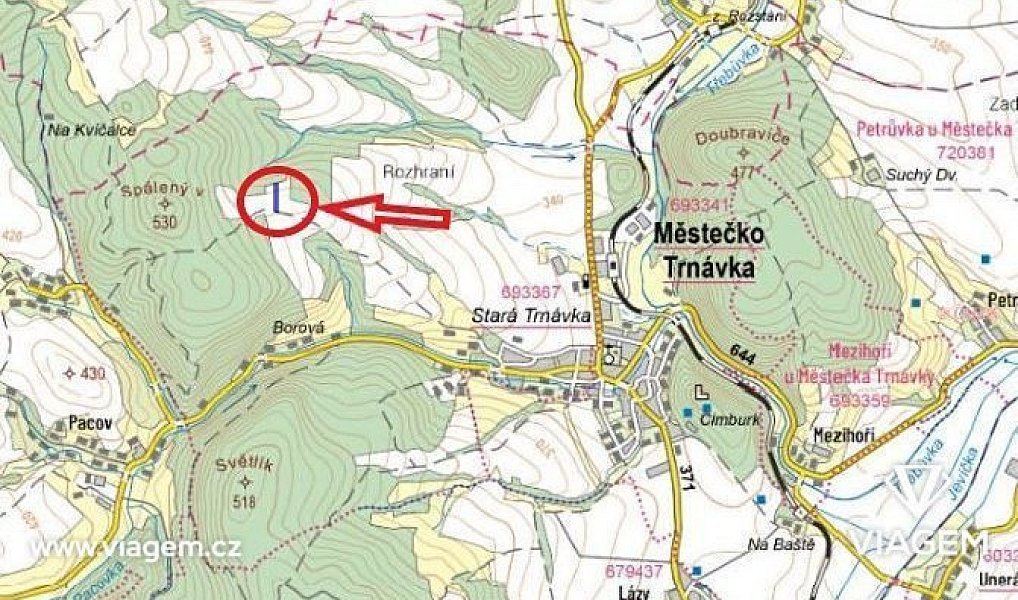 Prodej pole 2 628 m², Městečko Trnávka – náhled fotky 3