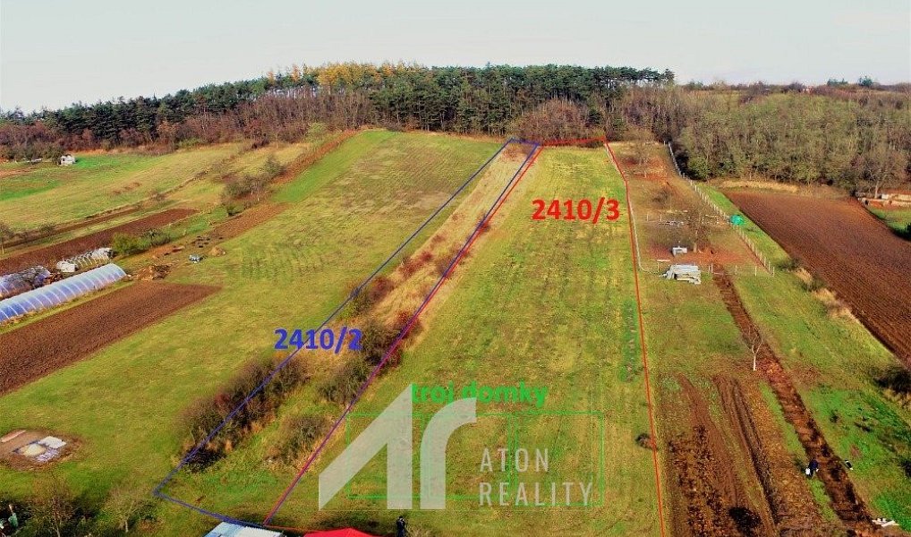 Prodej stavebního pozemku 1 100 m², Únanov – náhled fotky 3
