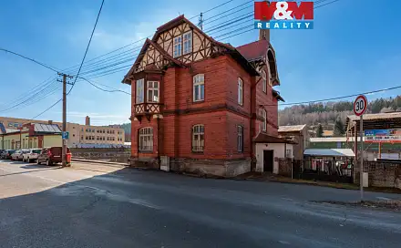 Prodej domu 710 m² s pozemkem 616 m², B. Smetany, Kraslice, okres Sokolov