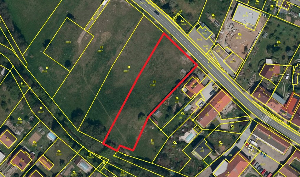 Prodej stavebního pozemku 2 678 m², Velká Bíteš – náhled fotky 3