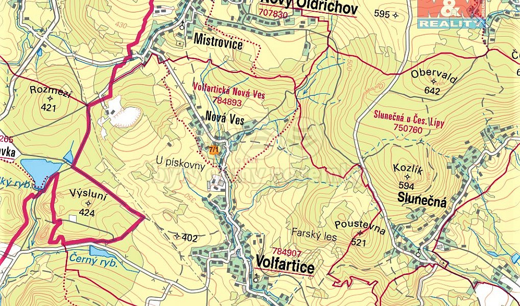 Prodej pozemku 7 463 m², Volfartice – náhled fotky 2