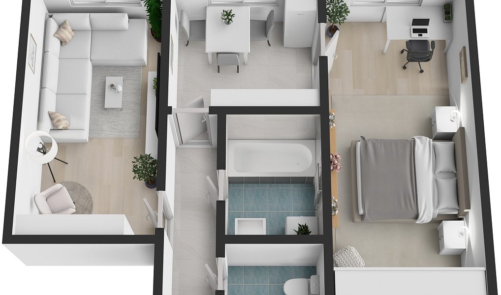 Prodej bytu 2+1 44 m², Třebíč – náhled fotky 9
