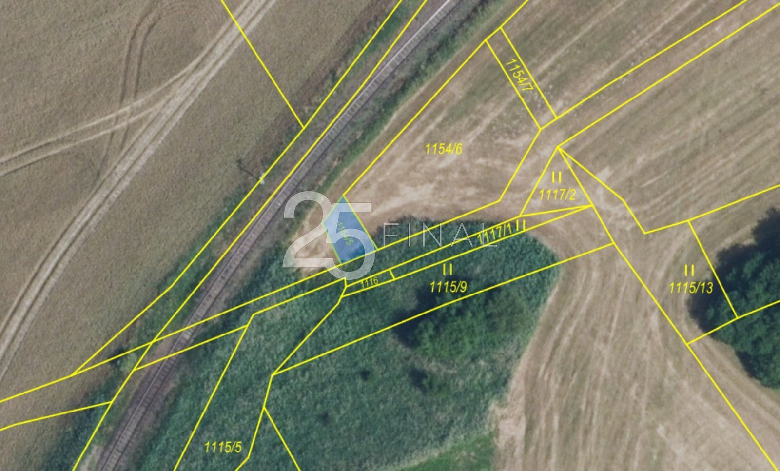 Prodej pole 23 403 m² – pohled 2