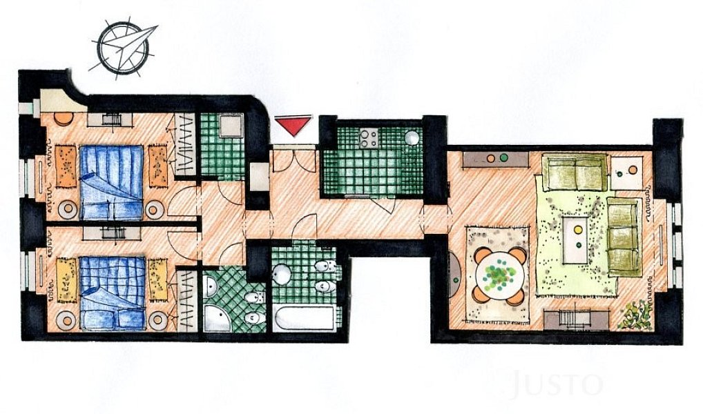 Pronájem bytu 3+1 80 m², Praha – náhled fotky 2