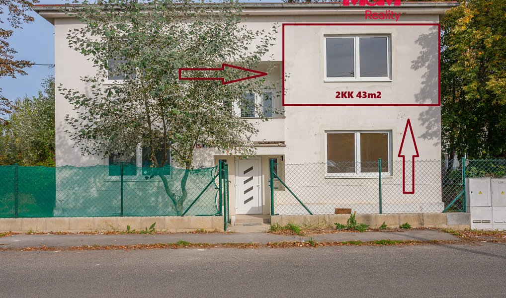 Pronájem bytu 2+kk, 43 m², Mělník, Neratovice