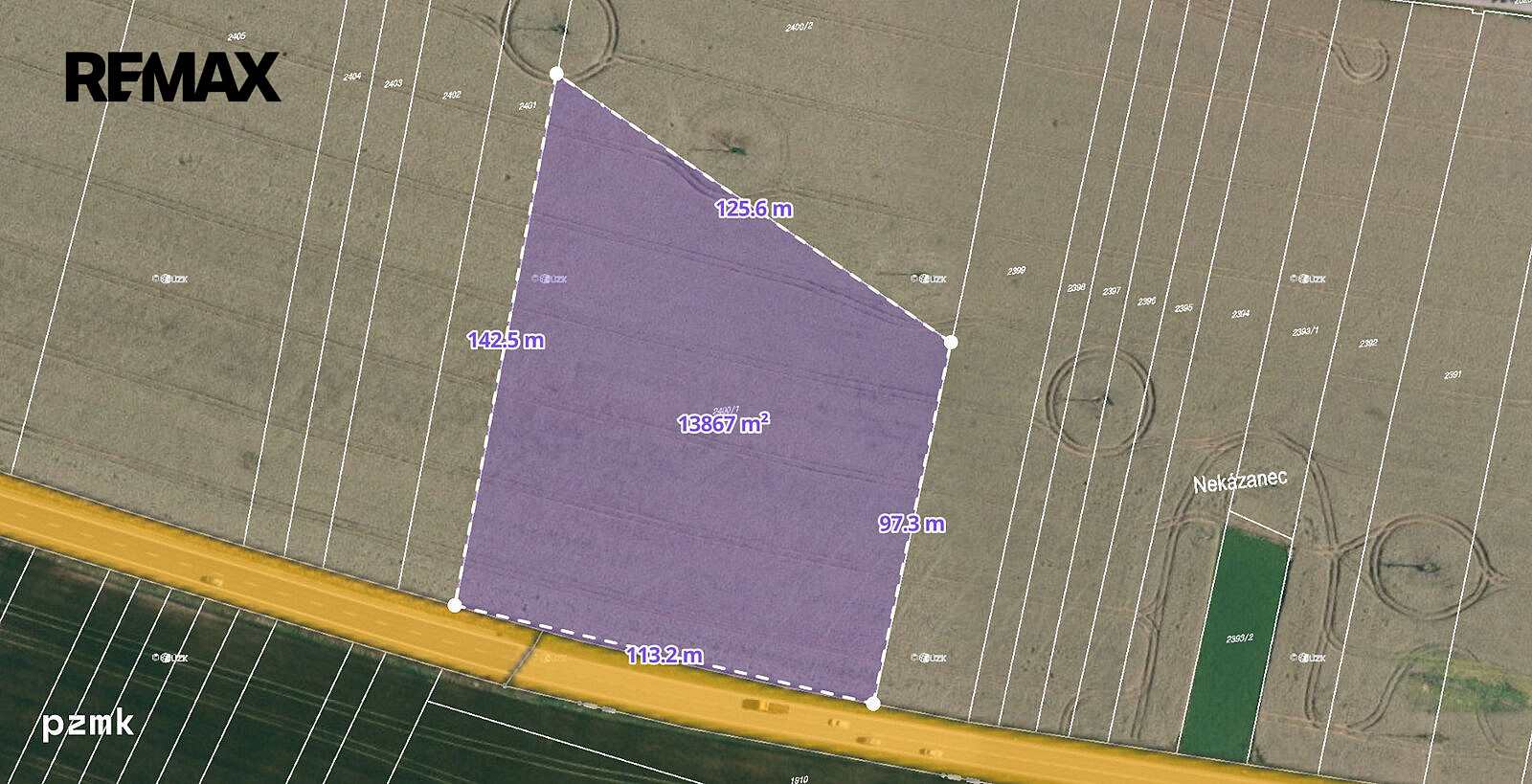 Prodej komerčního pozemku 13 867 m² – fotografie 3