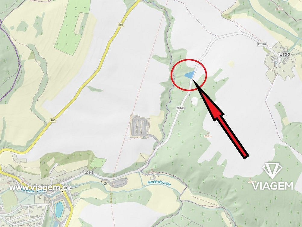 Les 2 229 m², Podíl 50 % o výměře 1 115 m² – pohled 4