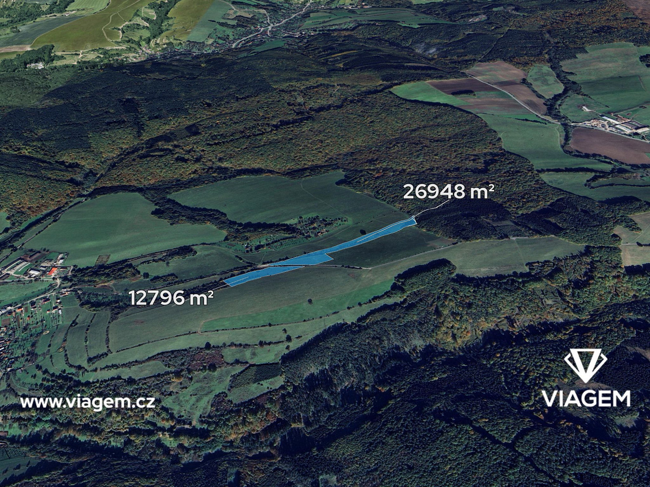 Prodej pole 4 968 m², Zlámanec