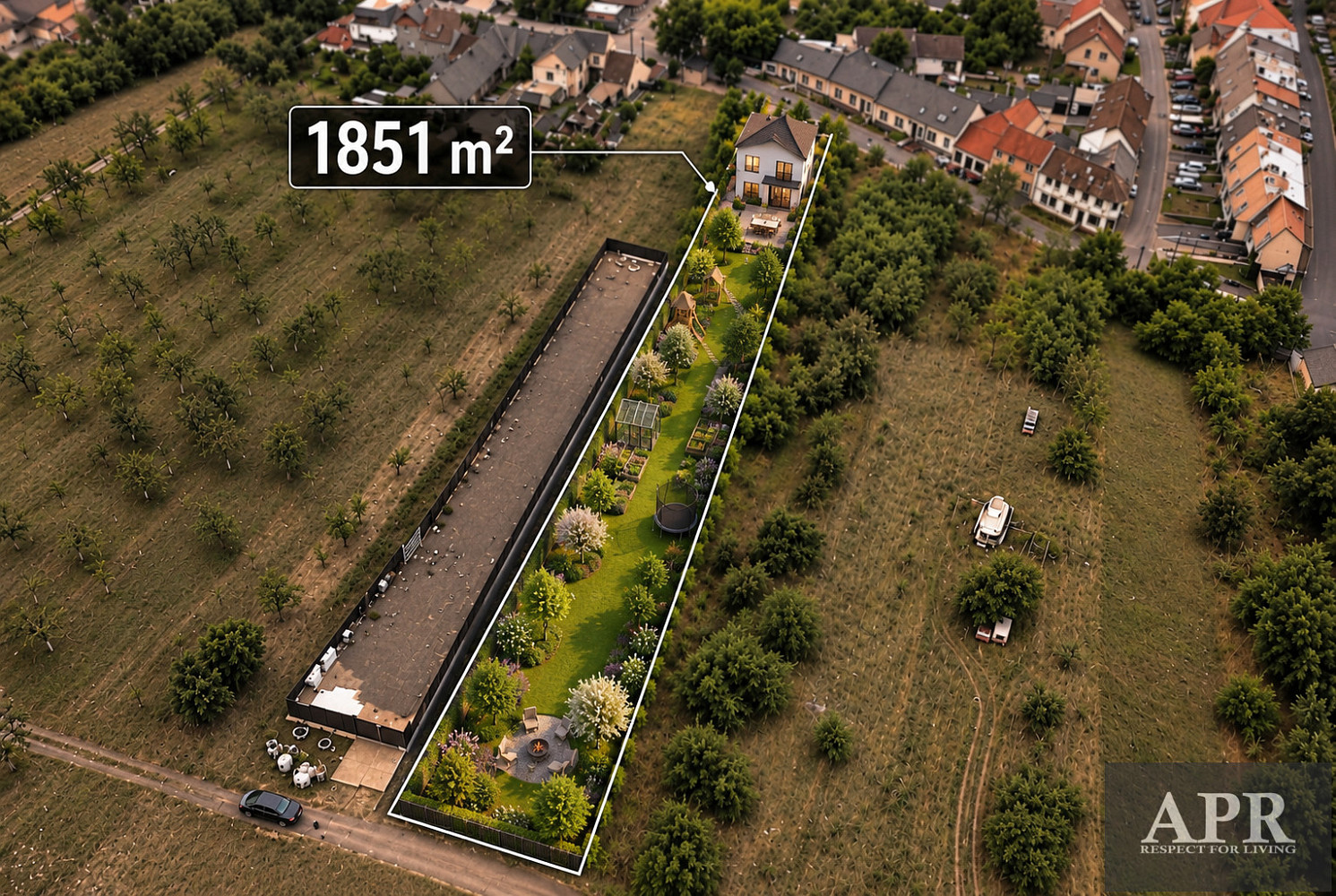 Prodej stavebního pozemku 1 851 m²