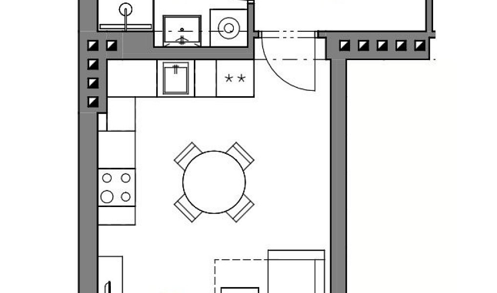 Pronájem bytu 1+kk 32 m², Praha – náhled fotky 11