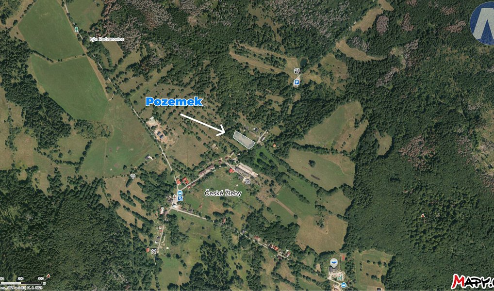Prodej stavebního pozemku 4 283 m², Stožec – náhled fotky 4