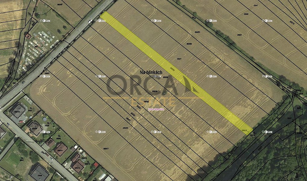 Prodej stavebního pozemku 2 050 m², Lhota Rapotina – fotka 1 z 6