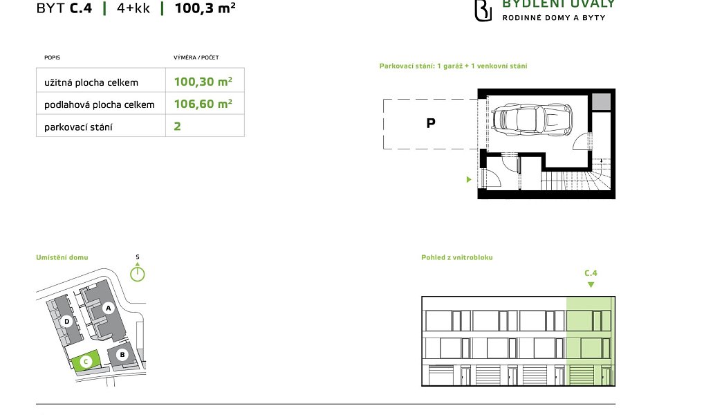 Prodej bytu 4+kk 107 m², Úvaly – náhled fotky 3