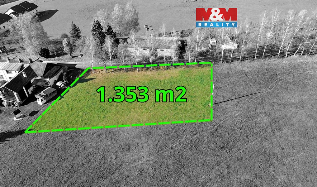 Prodej stavebního pozemku 1 353 m², Úhlejov – fotka 1 z 16