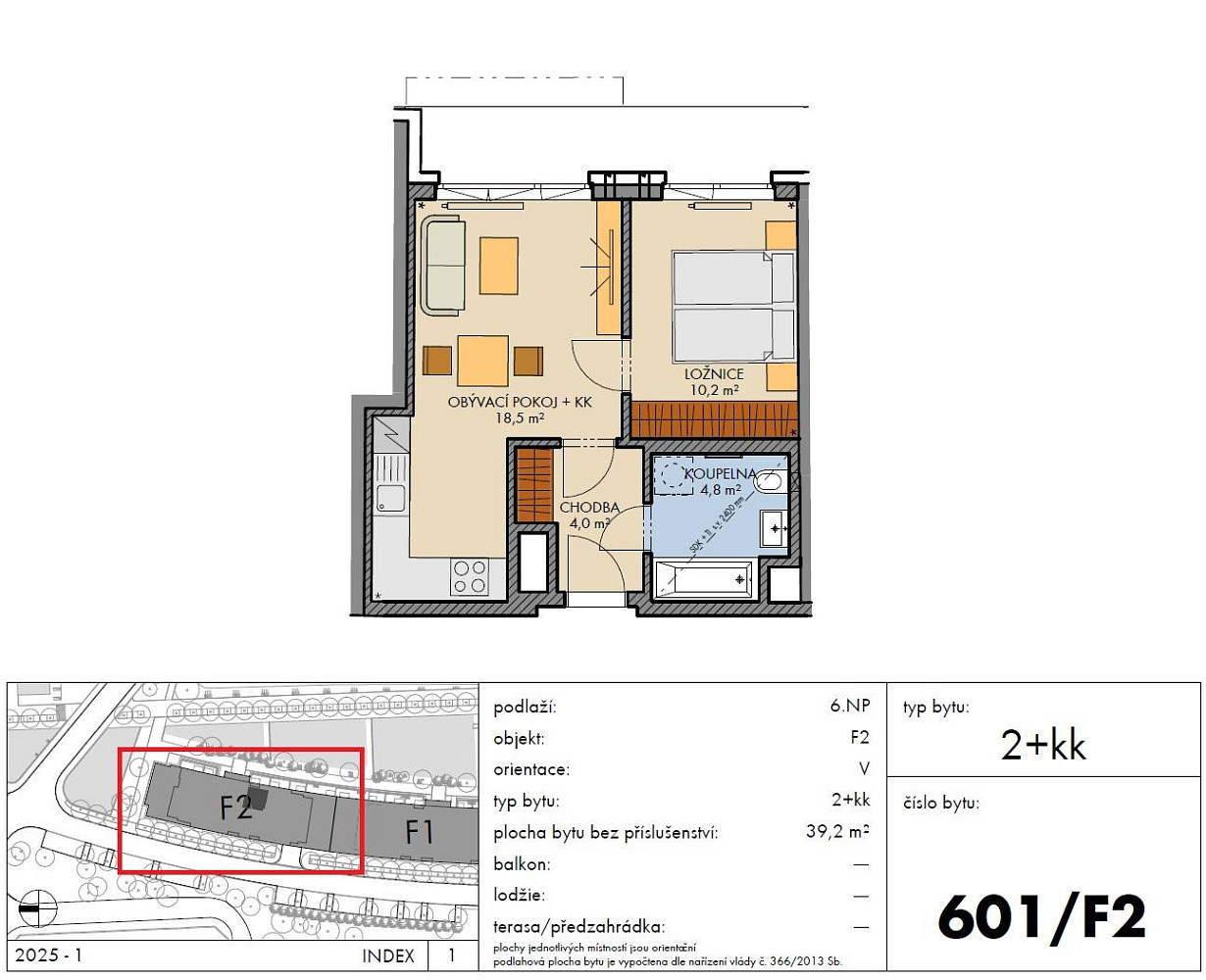 Prodej bytu 2+kk 39 m² – fotografie 5