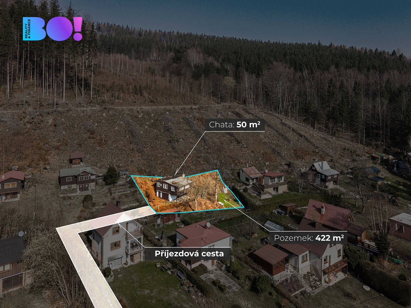 Prodej chaty/chalupy 50 m² s pozemkem 422 m²