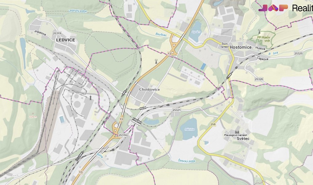 Prodej louky 3 627 m², Hostomice – náhled fotky 2