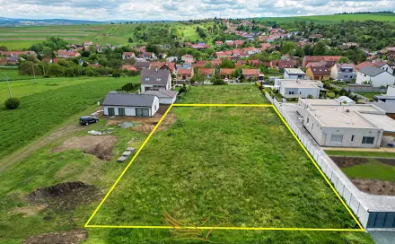 Prodej stavebního pozemku 1 706 m², Heršpice, okres Vyškov