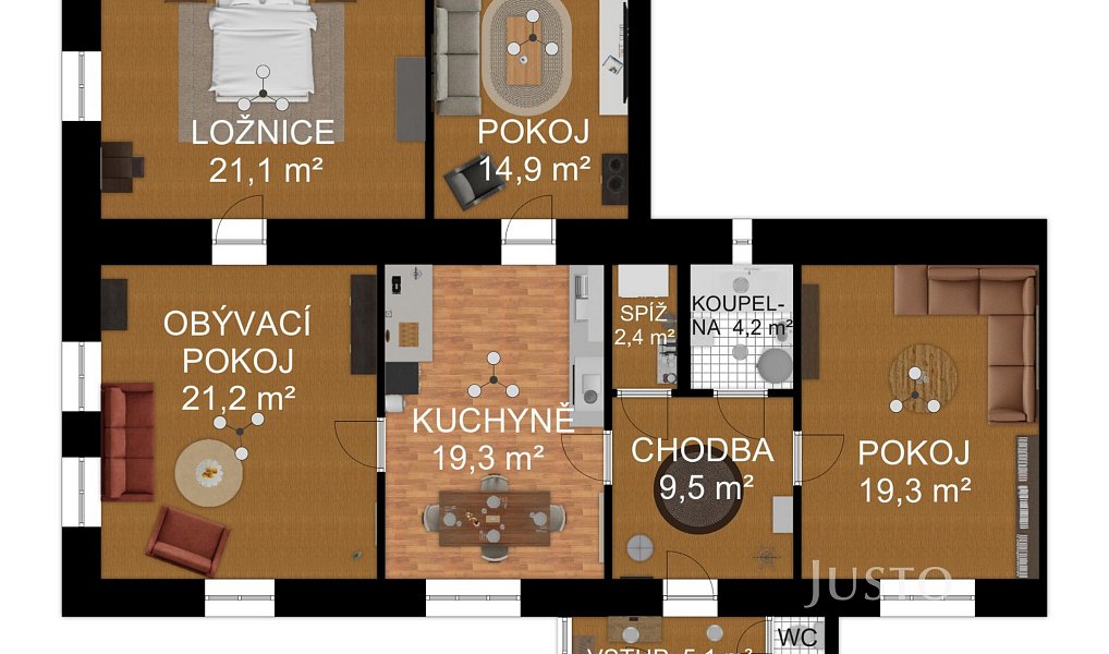 Prodej domu 118 m² s pozemkem 2 258 m², Probulov – náhled fotky 3