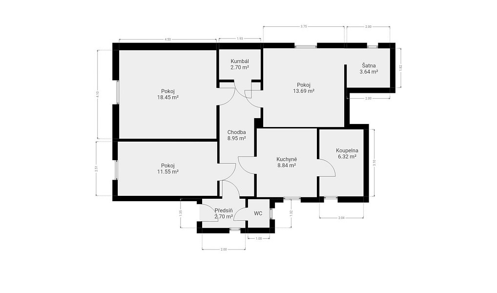 Prodej domu 130 m² s pozemkem 251 m², Dýšina – náhled fotky 22