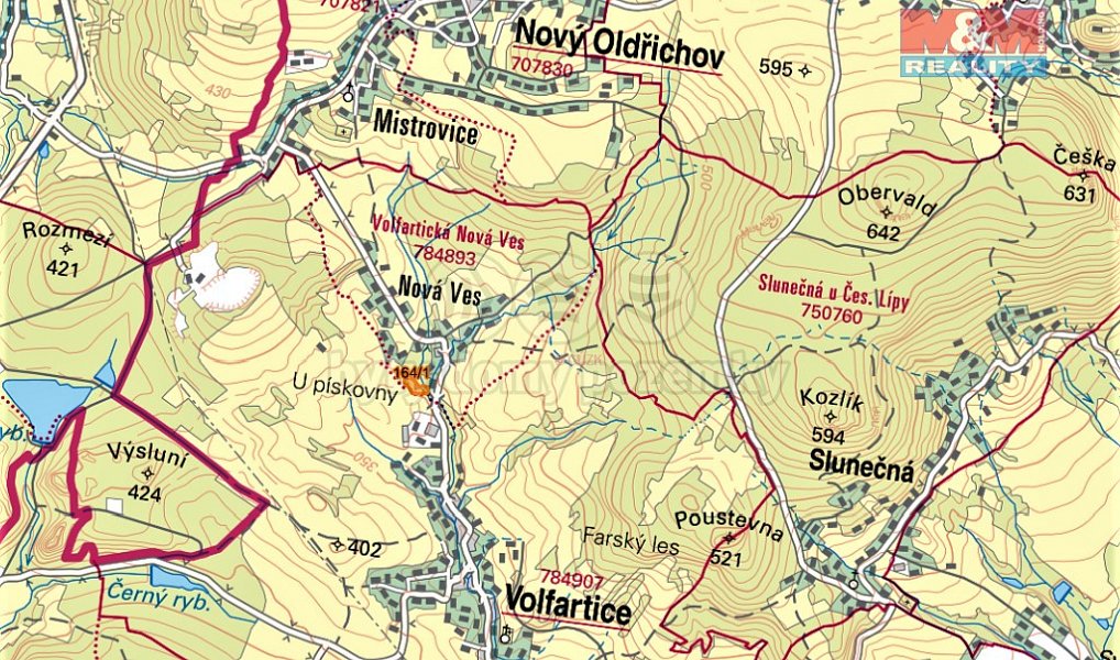 Prodej louky 9 345 m², Volfartice – náhled fotky 3