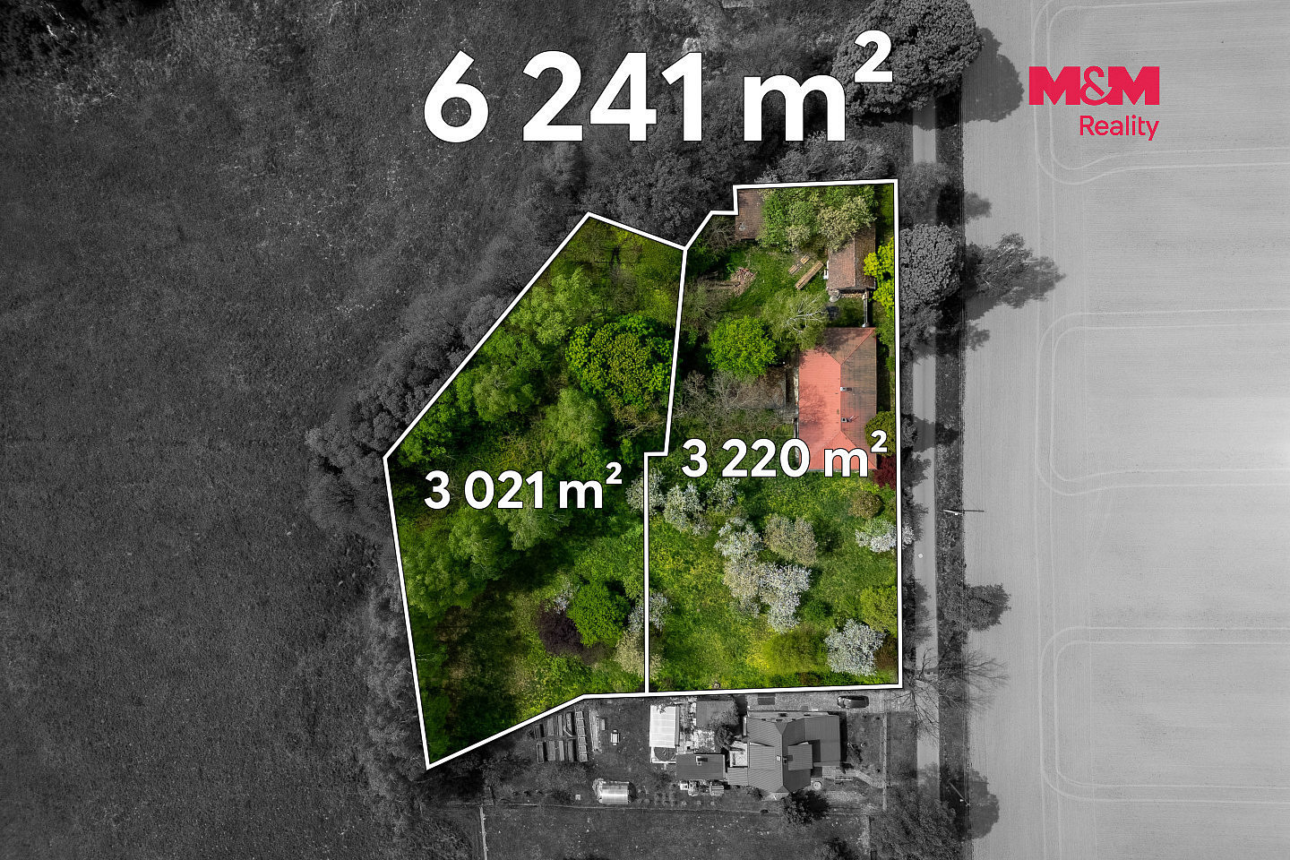 Prodej stavebního pozemku 6 241 m² – fotografie 2