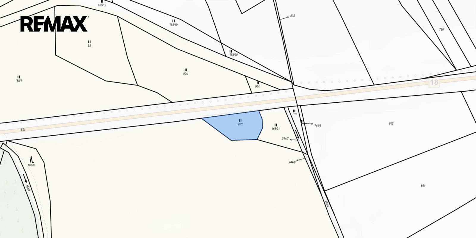 Prodej komerčního pozemku 598 m² – fotografie 2