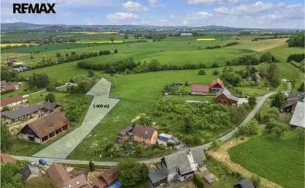 Prodej stavebního pozemku 1 400 m², Podhradí, okres Jičín