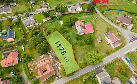 Prodej stavebního pozemku 1 178 m², Kunčina, okres Svitavy