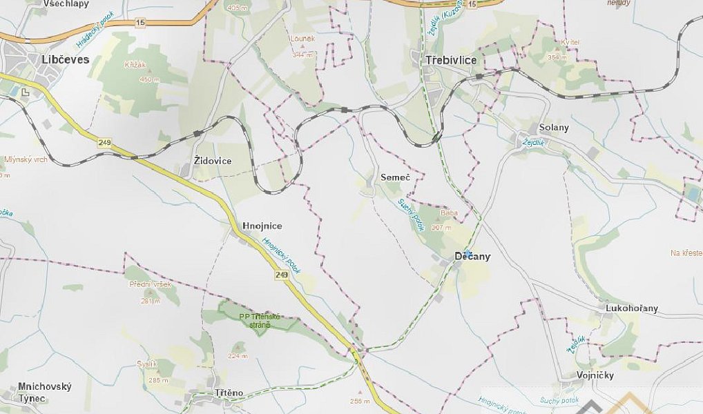 Prodej pole 4 731 m², Děčany – náhled fotky 3