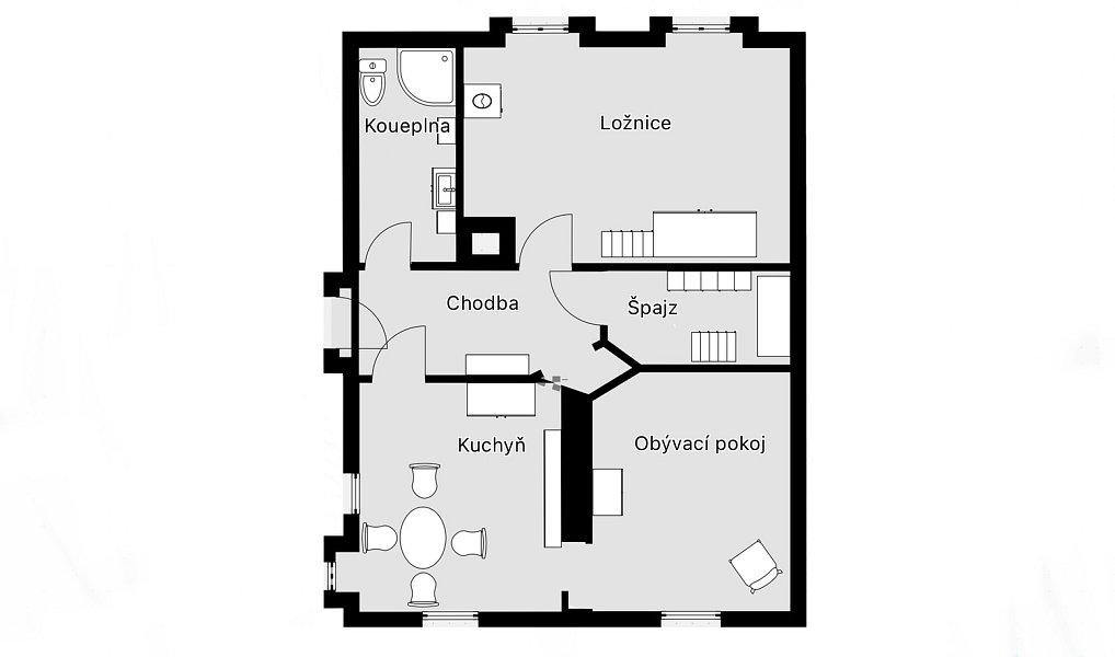 Prodej domu 55 m² s pozemkem 304 m², Hrádek – náhled fotky 18
