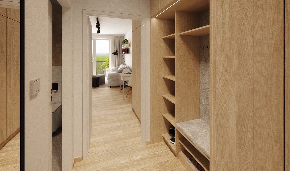 Prodej bytu 1+kk 25 m², Milovice – náhled fotky 6