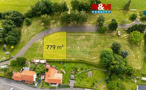 Prodej stavebního pozemku 779 m², Dobrná, okres Děčín