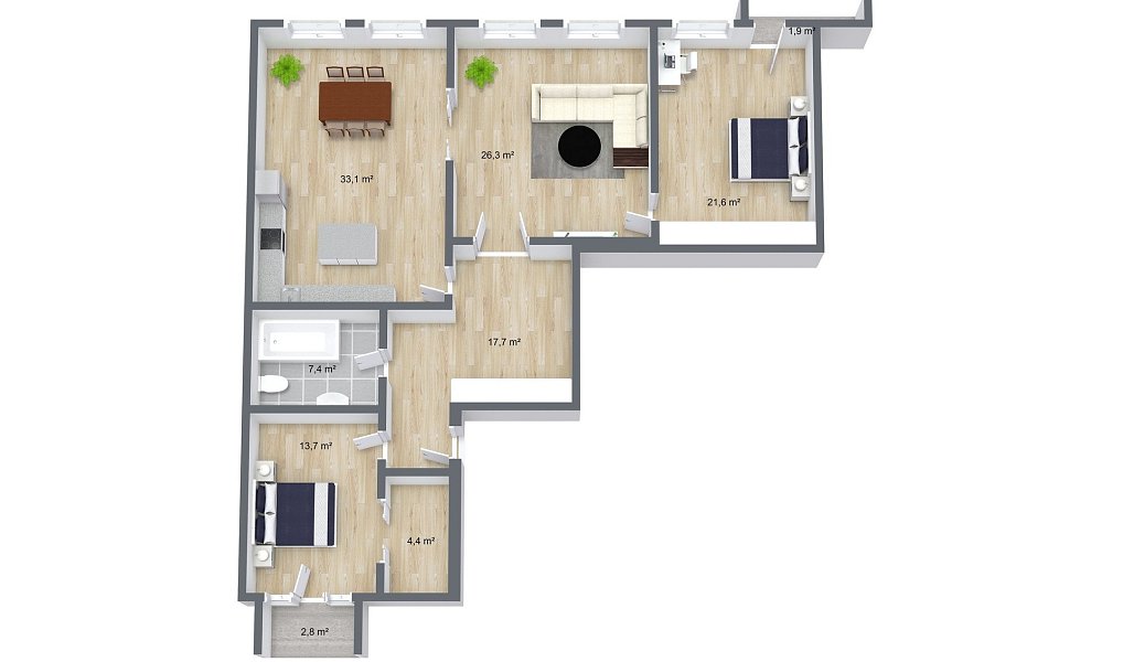 Prodej bytu 4+kk 125 m², Praha – náhled fotky 17