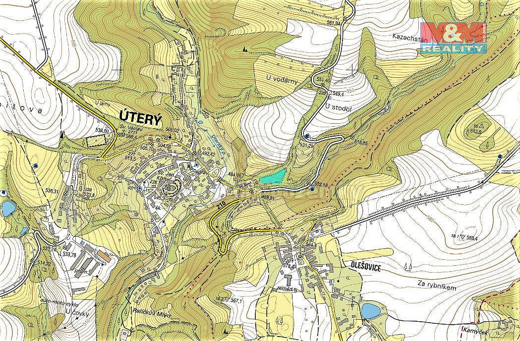 Prodej louky 1 219 m² - Widok 2