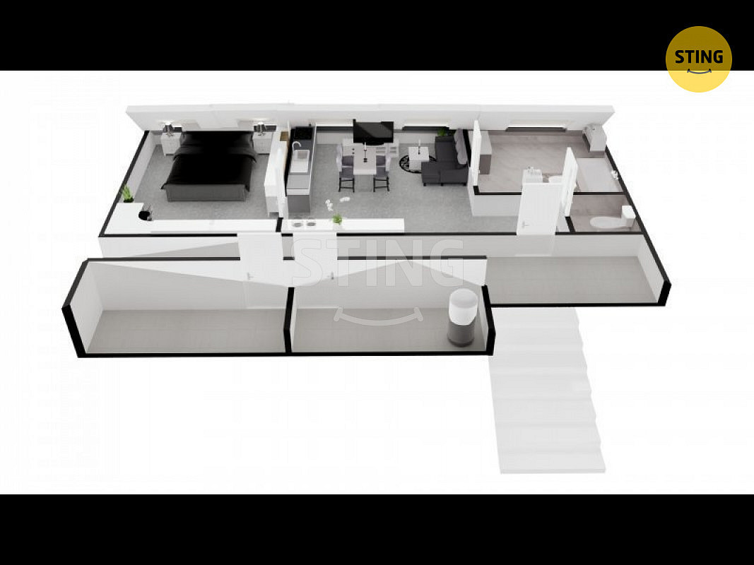 Pronájem bytu 1+1 62 m² – fotografie 5