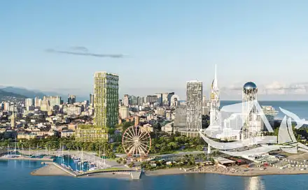 Prodej bytu 1+kk 24 m², Batumi, Gruzie