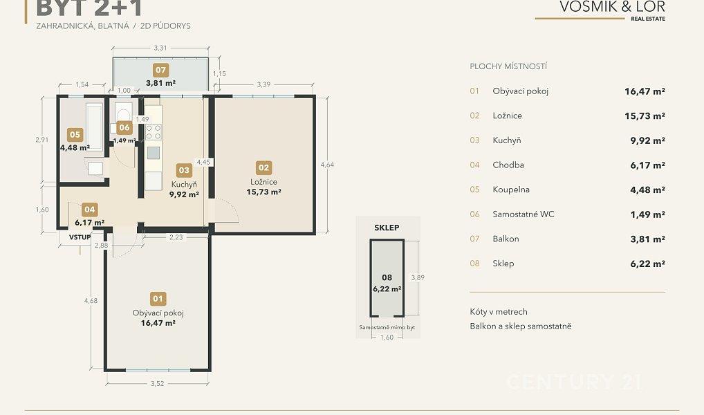 Prodej bytu 2+1 54 m², Blatná – náhled fotky 19