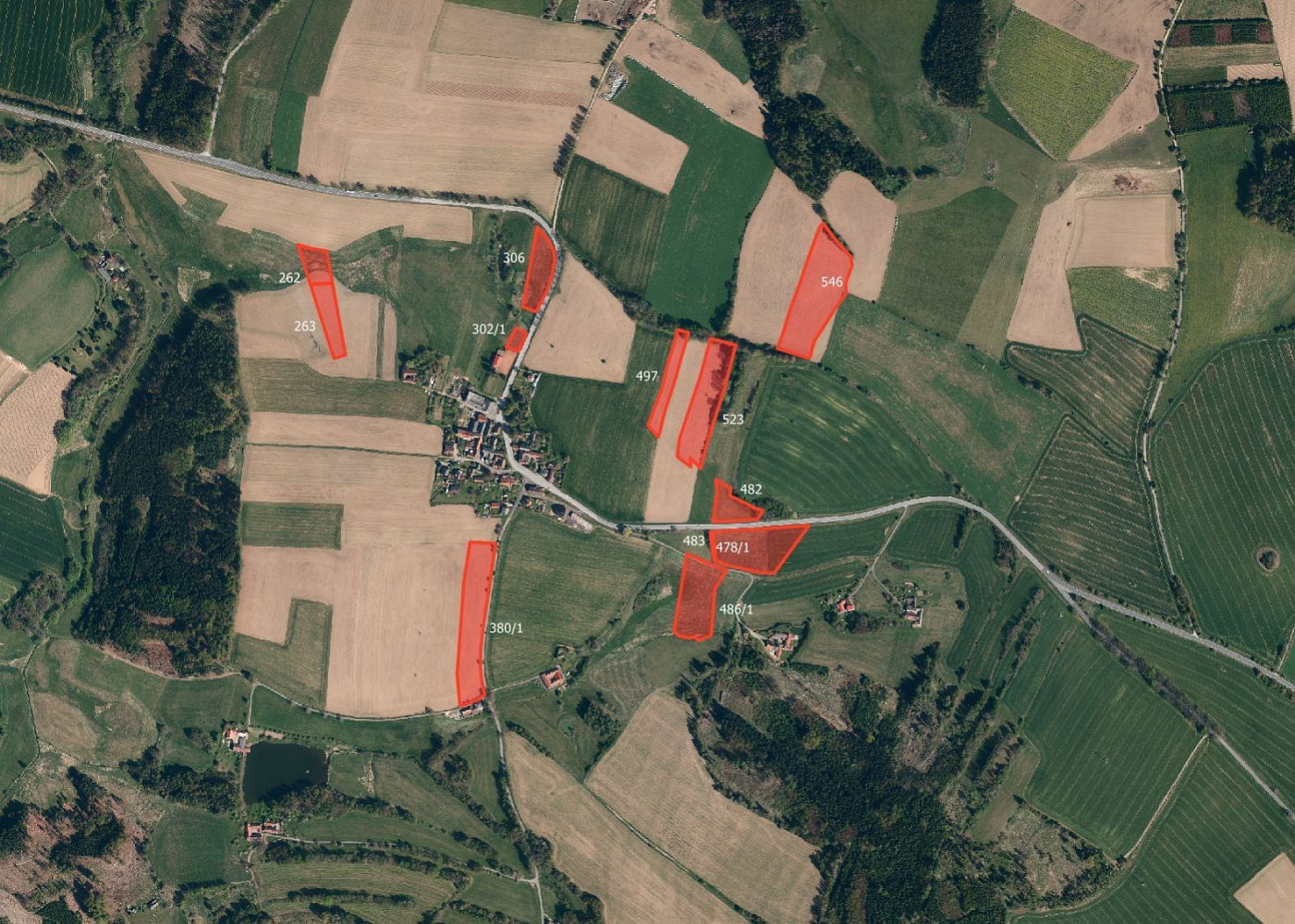 Prodej pole 75 621 m²