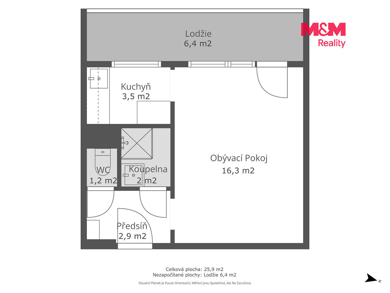 Prodej bytu 1+kk 27 m² – fotografie 4