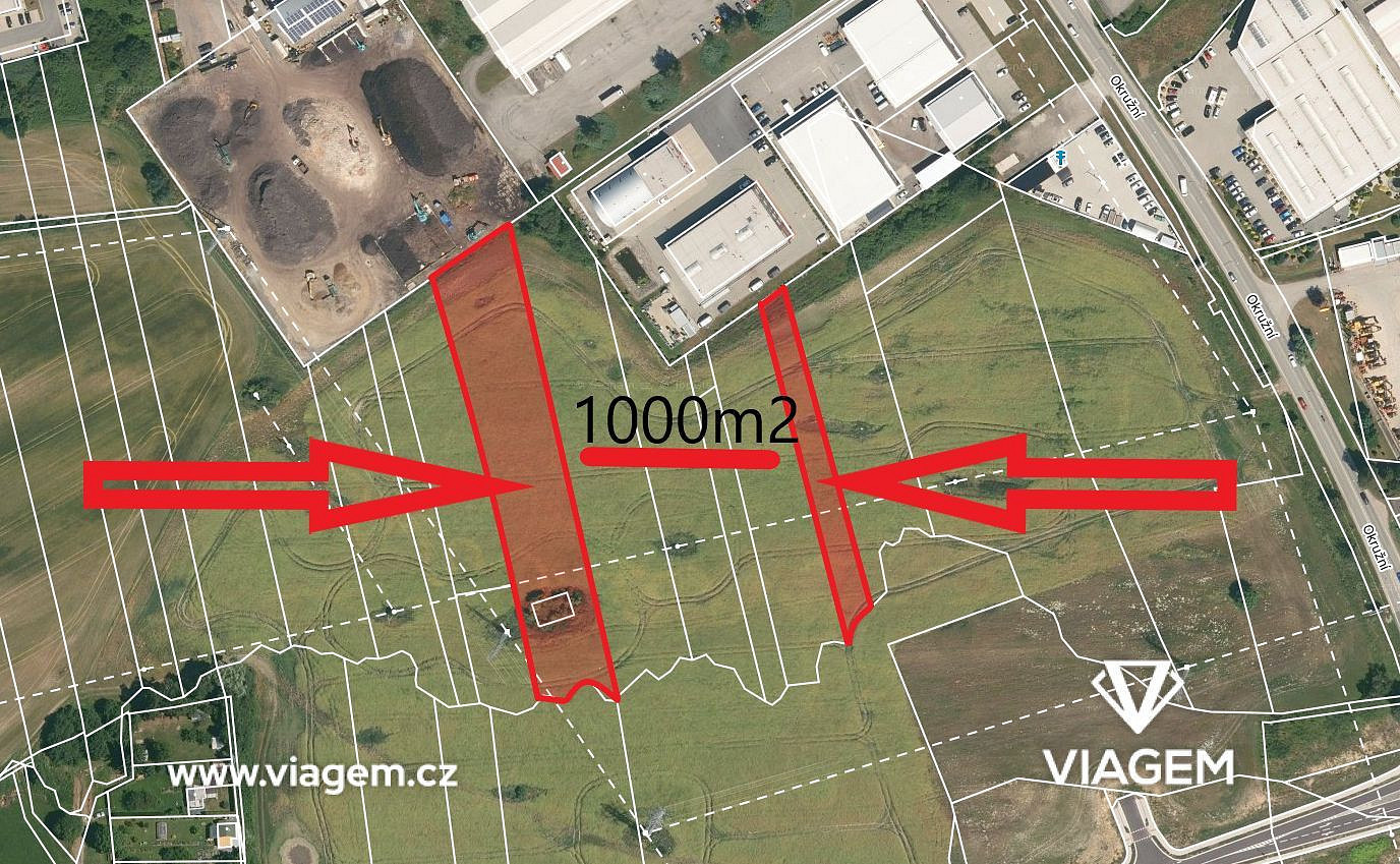 Prodej pole 1 000 m²
