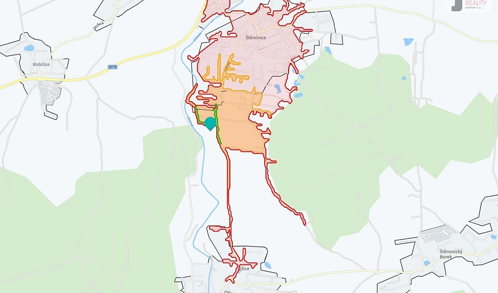 Prodej stavebního pozemku 7 024 m², Štěnovice – náhled fotky 6
