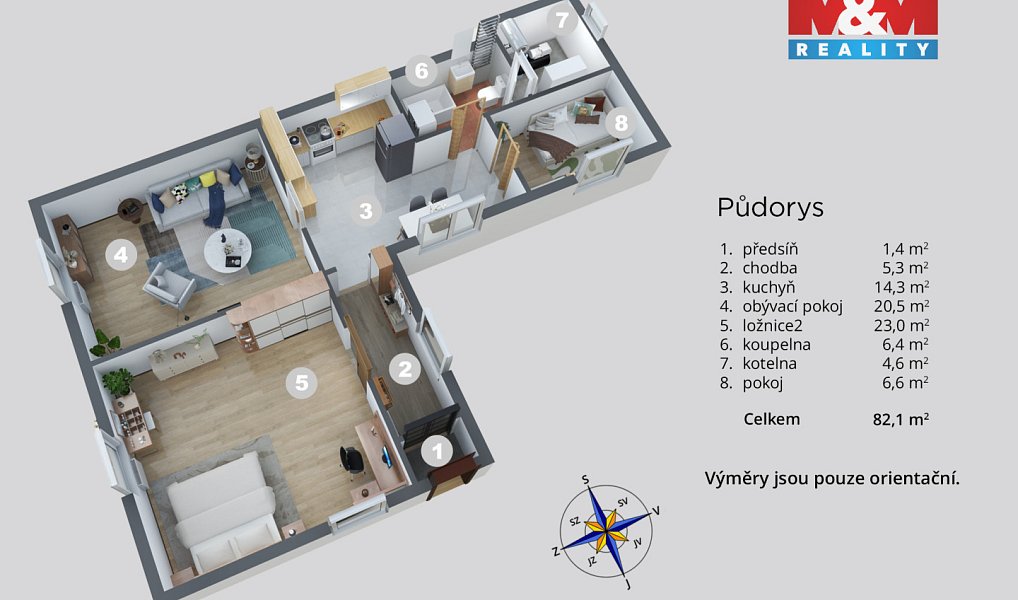 Prodej domu 80 m² s pozemkem 1 205 m², Braňany – náhled fotky 17