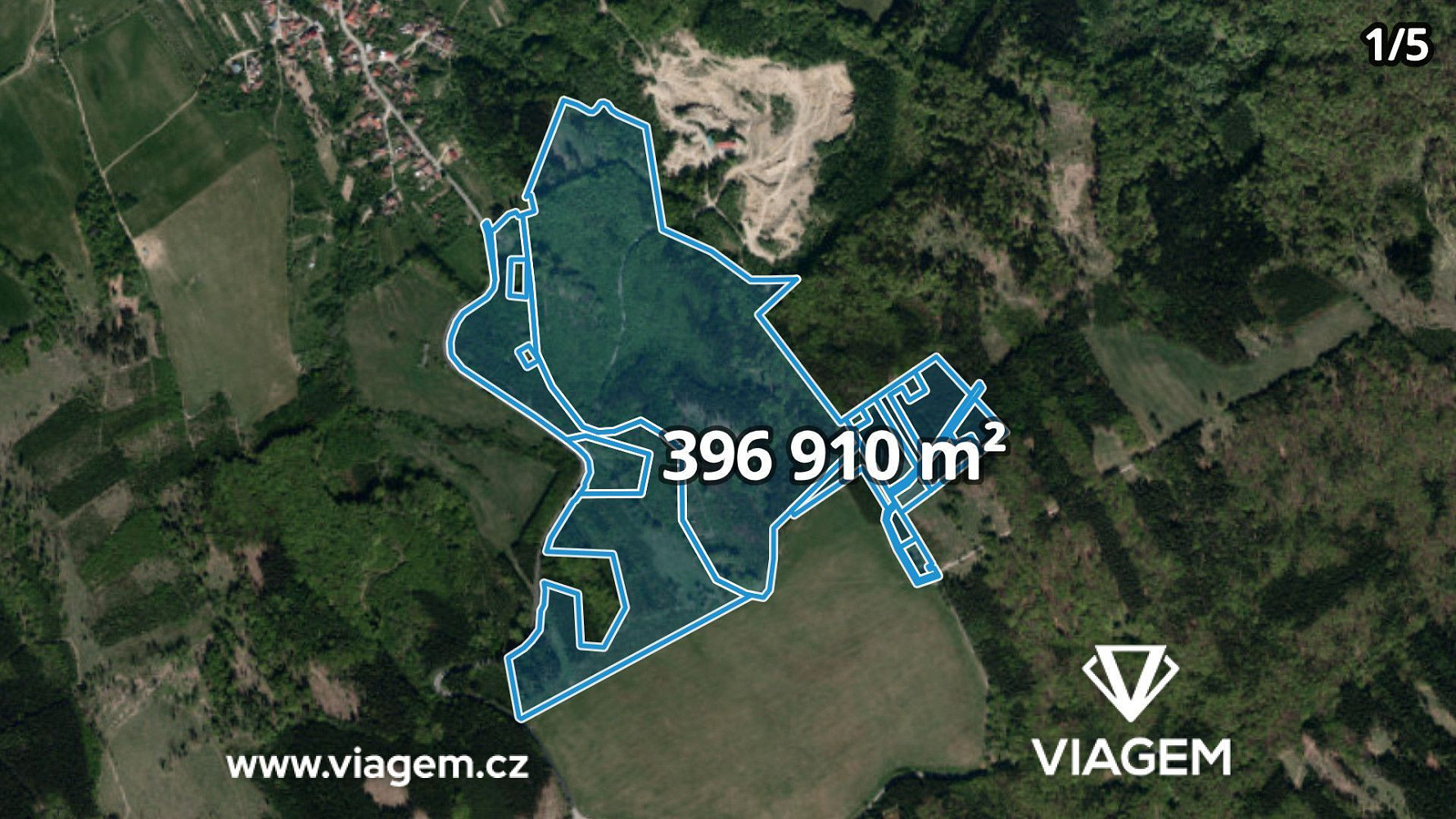 Prodej lesa 3 318 m²