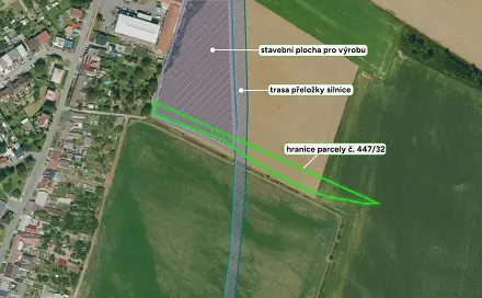 Prodej komerčního pozemku 1 127 m², Citov, okres Přerov