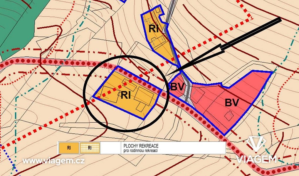 Prodej stavebního pozemku 1 277 m², Slaná – náhled fotky 5