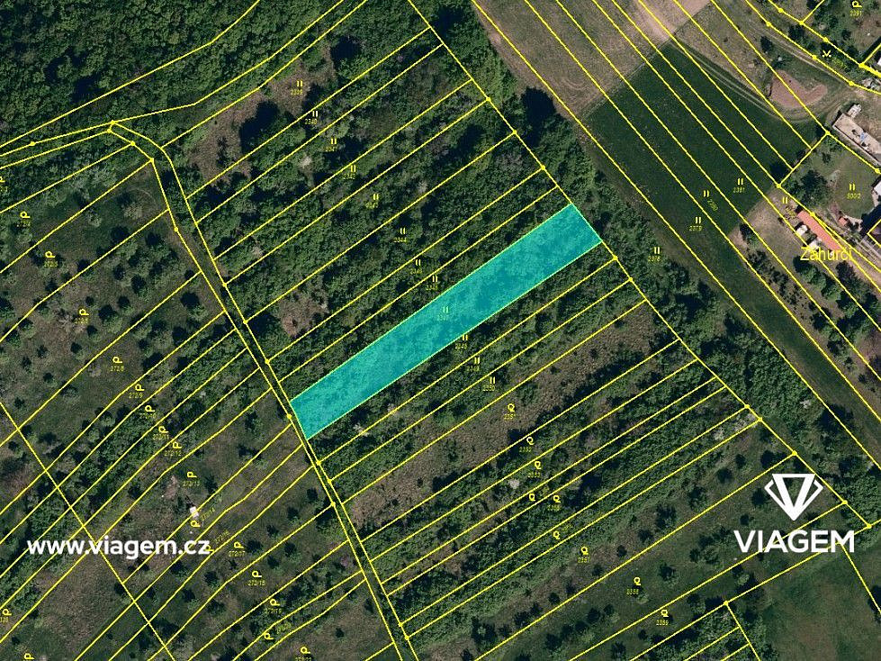 Pole 1 496 m², Podíl 50 % o výměře 748 m² – pohled 3