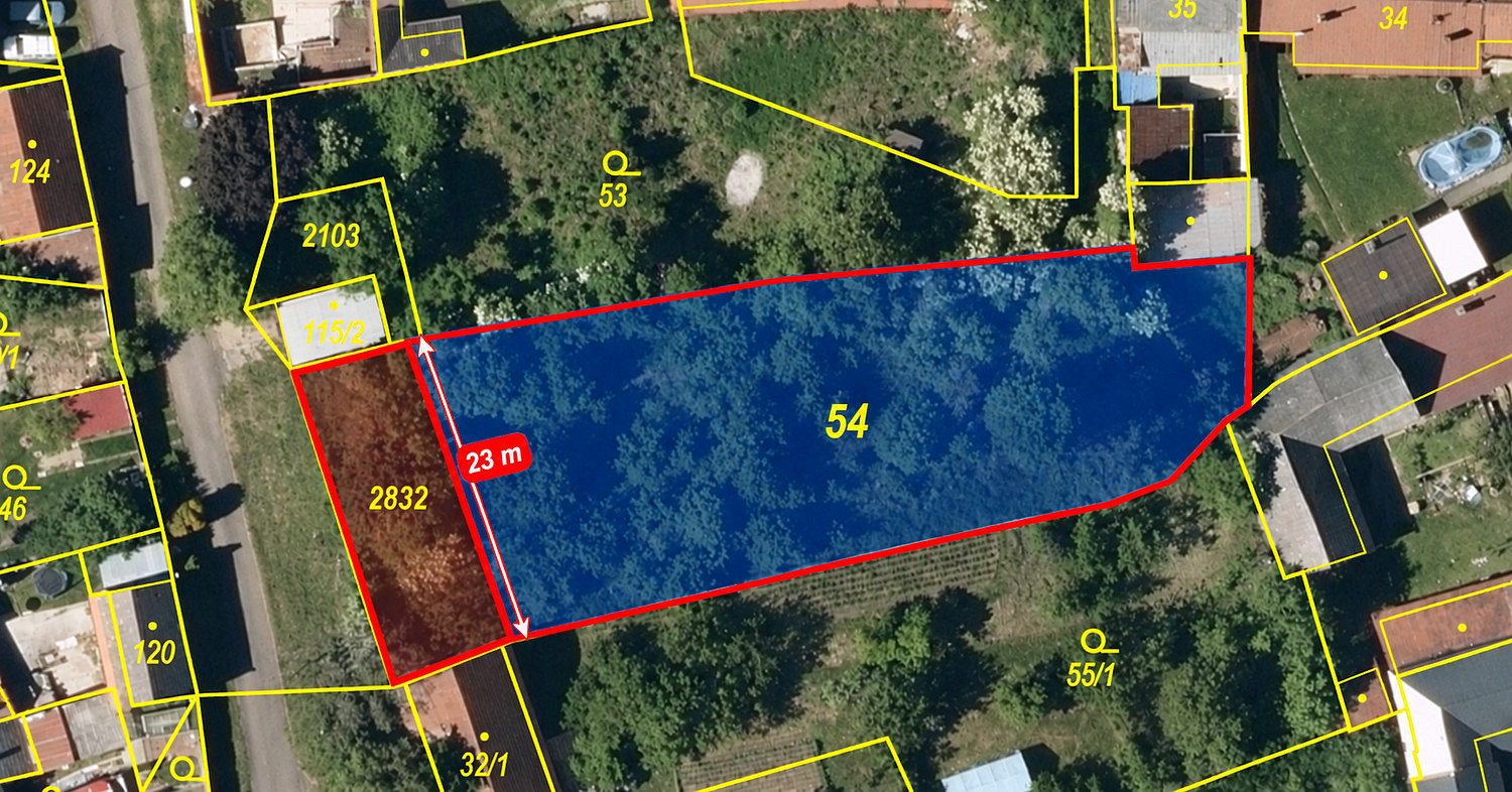Prodej stavebního pozemku 1 373 m² – fotografie 2