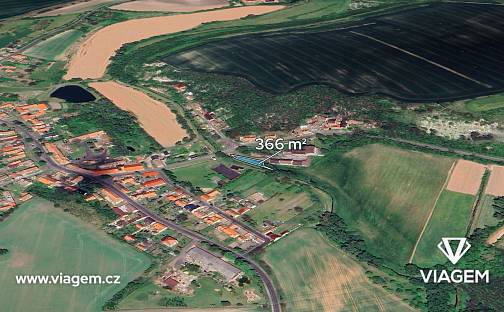 Prodej stavebního pozemku 34 m², Hřivice, okres Louny