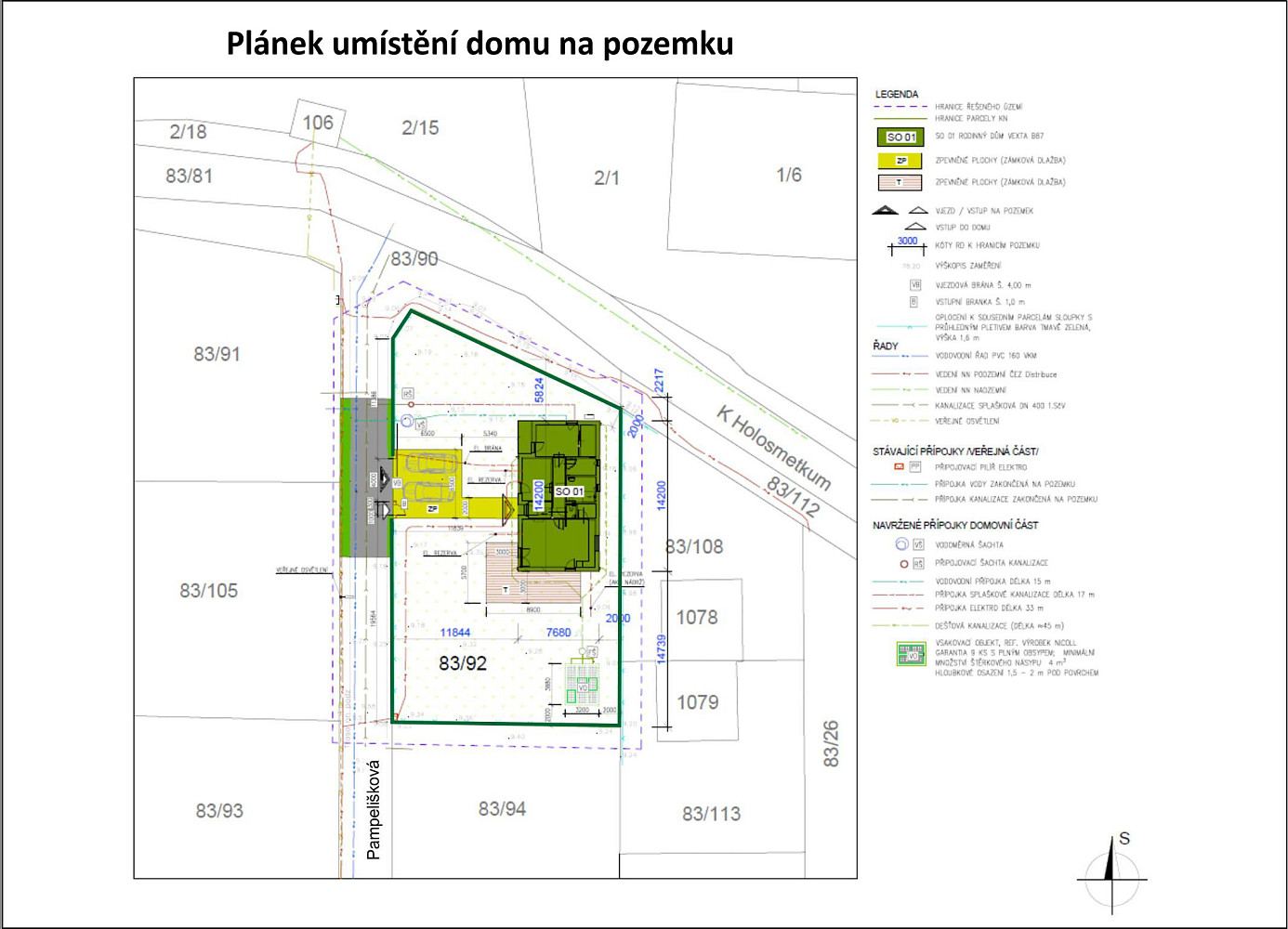 Prodej stavebního pozemku 751 m² – fotografie 3